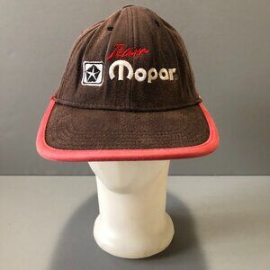EMBROIDERED CHRYSLER TEAM MOPAR RACING TRUCKER CAP BASEBALL HAT VELCRO CLOSURE